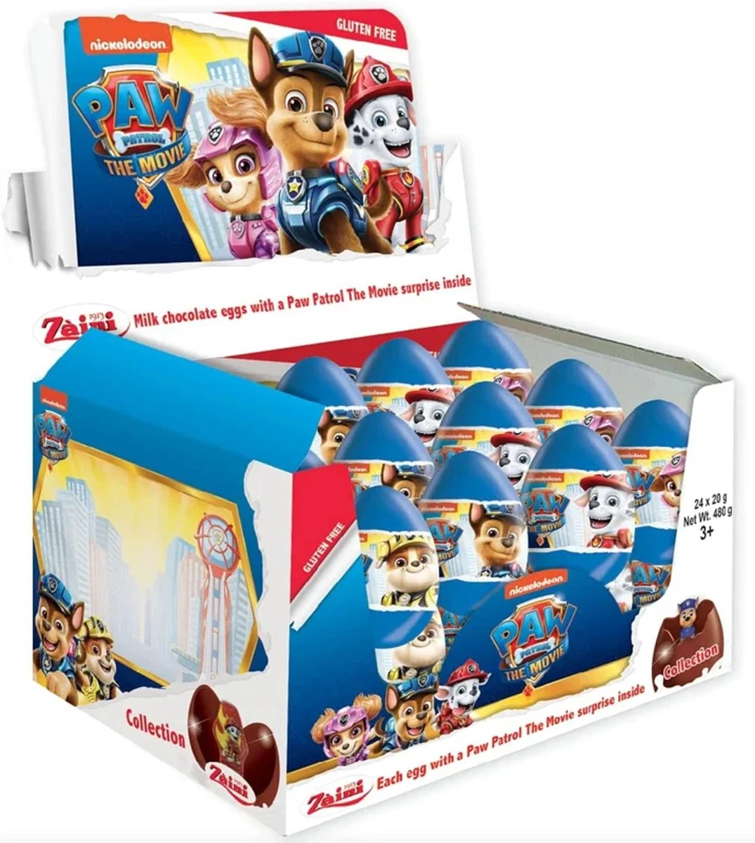 Chocolade Verrassingsei Paw Patrol 24 X 20 Gram 1 Chocolade Verrassingsei Paw Patrol 24 X 20 Gram