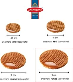 Daelmans Jumbo Karamel Stroopwafels - 18 X 2 (per Twee Verpakt) -Voedsel Serie Winkel 1078x1200