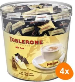 Toblerone Mini's Mix - Silo 904 Gram - 4 Stuks