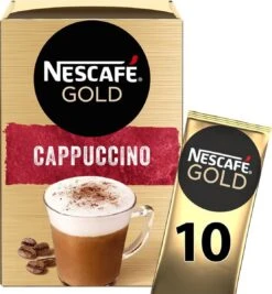 Nescafé Gold Cappuccino Oploskoffie - Ongezoet - 6 Doosjes à 10 Zakjes 7 Nescafé Gold Cappuccino Oploskoffie - Ongezoet - 6 Doosjes à 10 Zakjes -Voedsel Serie Winkel 1110x1200