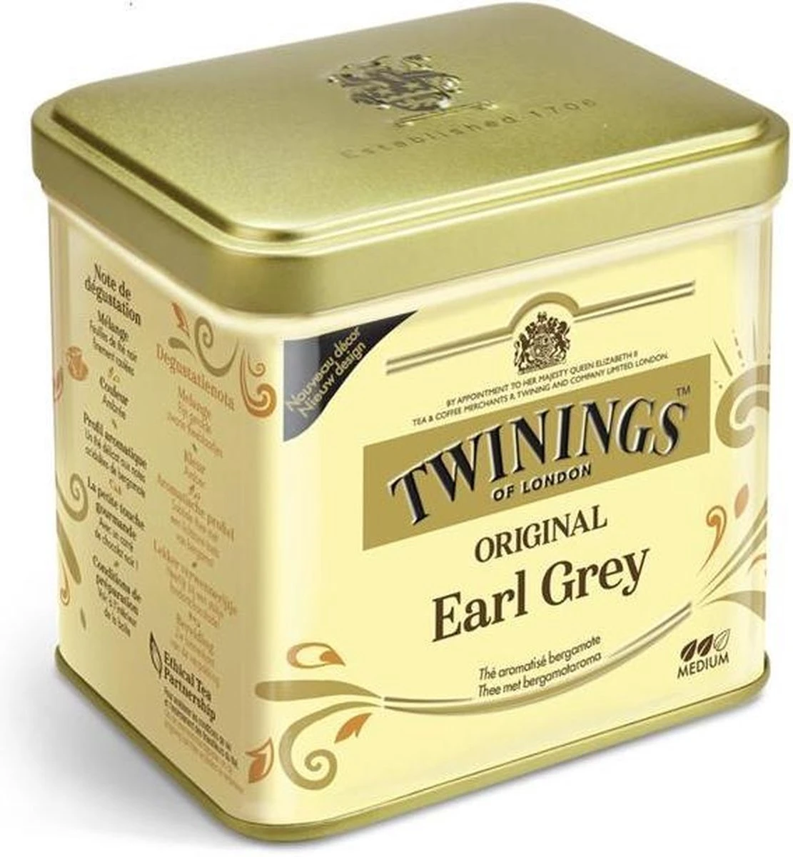 Earl Grey Thee Blikje Twinings Tea 200 Gram | Losse Thee 2 Earl Grey Thee Blikje Twinings Tea 200 Gram | Losse Thee - Afbeelding 2