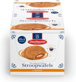 Daelmans Jumbo Karamel Stroopwafels - 18 X 2 (per Twee Verpakt) -Voedsel Serie Winkel 1115x1200 2