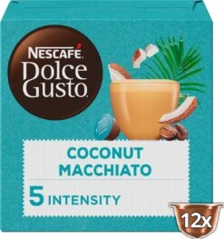 Nescafé Dolce Gusto Coconut Macchiato Capsules - Vegan Koffie - 36 Koffiecups -Voedsel Serie Winkel 1126x1200 1
