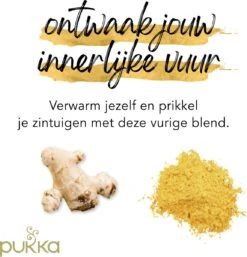 Pukka Three Ginger Thee, Met Kurkuma, Gember En Galangawortel - 4 X 20 Zakjes - GB-BIO-05 8 Pukka Three Ginger Thee, Met Kurkuma, Gember En Galangawortel - 4 X 20 Zakjes - GB-BIO-05 -Voedsel Serie Winkel 1152x1200