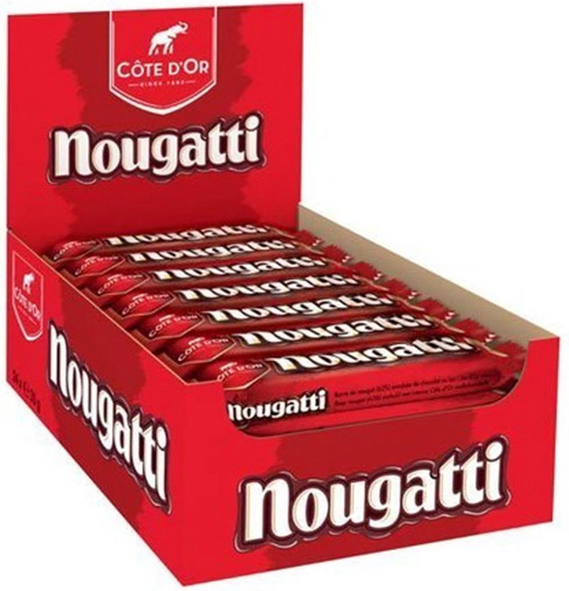 Côte D'Or Nougatti - 24 X 30 Gram 2 Côte D'Or Nougatti - 24 X 30 Gram - Afbeelding 2