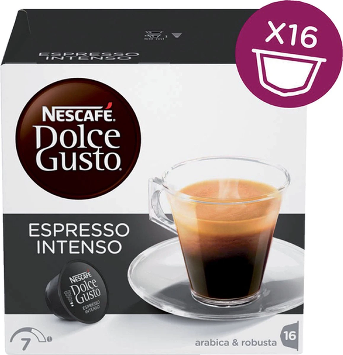 Nescafé Dolce Gusto Espresso Intenso Cups - 3 X 16 Stuks 1 Nescafé Dolce Gusto Espresso Intenso Cups - 3 X 16 Stuks