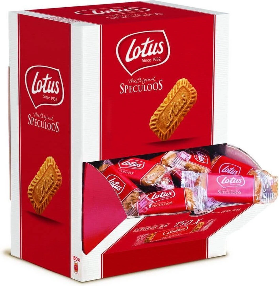 Lotus Original | Speculoos Koekjes In Dispenserdoos | 150 Stuks 1 Lotus Original | Speculoos Koekjes In Dispenserdoos | 150 Stuks