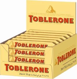 Toblerone Zwitserse Chocoladerepen - Grootverpakking - 24 Repen A 35 Gram 5 Toblerone Zwitserse Chocoladerepen - Grootverpakking - 24 Repen A 35 Gram -Voedsel Serie Winkel 1172x1200 1