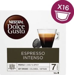 Nescafé Dolce Gusto Espresso Intenso Cups - 3 X 16 Stuks 8 Nescafé Dolce Gusto Espresso Intenso Cups - 3 X 16 Stuks -Voedsel Serie Winkel 1197x1200 1