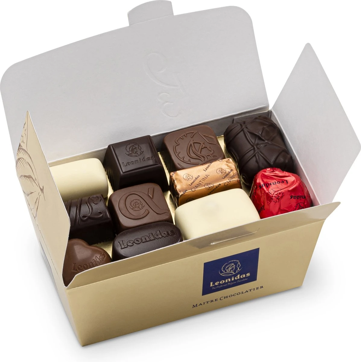 Leonidas Chocolade Ballotin Mix Assortiment - 375 Gram 2 Leonidas Chocolade Ballotin Mix Assortiment - 375 Gram - Afbeelding 2