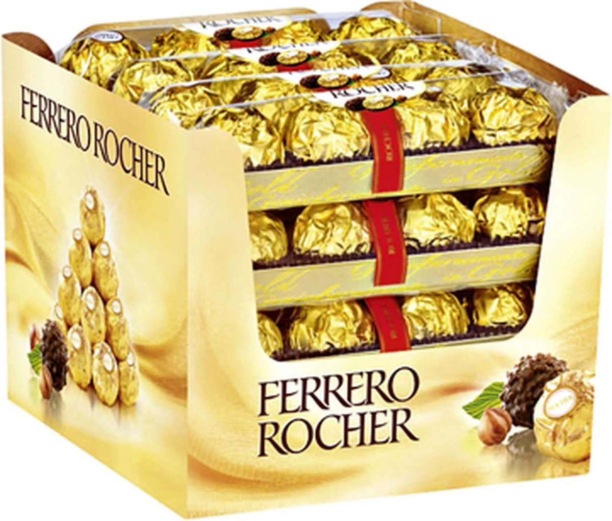Ferrero Rocher Chocolade 16 X 4 Stuks 2 Ferrero Rocher Chocolade 16 X 4 Stuks - Afbeelding 2