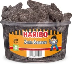 Haribo VEGGIE Zoute Bommen - 150 Stuks -Voedsel Serie Winkel 1200x1062 1