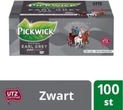 Pickwick Thee Earl Grey Pak Van 100 Stuks 12 Pickwick Thee Earl Grey Pak Van 100 Stuks -Voedsel Serie Winkel 1200x1072