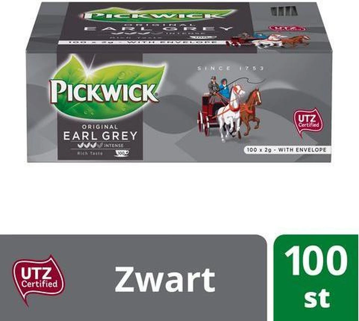 Pickwick Thee Earl Grey Pak Van 100 Stuks 6 Pickwick Thee Earl Grey Pak Van 100 Stuks - Afbeelding 6