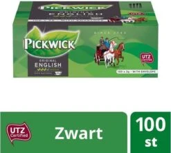 Merkloos Thee Pickwick Engelse Melange 100x2gr Met Envelop -Voedsel Serie Winkel 1200x1073