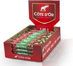 Côte D'Or Chocolade Reep Melk Stukjes Hazelnoten 32 Stuks