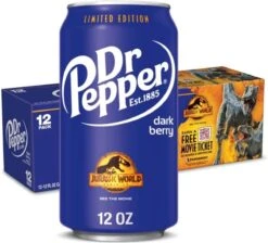 Dr Pepper Limited Edition - Dark Berry - Jurassic World - 12-Pack - 12x355ml