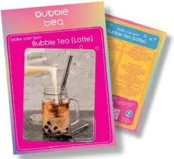Geschenkdoos Bubble Tea - Bubble Tea Starters Kit - Maak Je Eigen Bubble Tea -Voedsel Serie Winkel 1200x1098