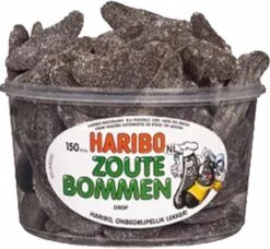 Haribo VEGGIE Zoute Bommen - 150 Stuks -Voedsel Serie Winkel 1200x1107