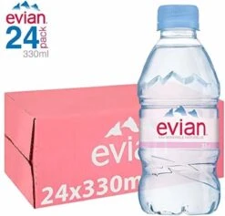 Evian Water 24 X 33cl Pet ( Bronwater)