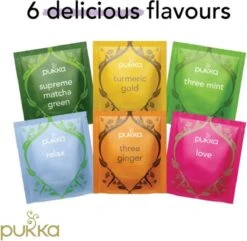Pukka Dayround Wellness Box - 6 Blends Biologische Kruidenthee, Ook Leuk Als Verjaardagscadeau Voor Hem En Haar, 90 Theezakjes - Theedoos 15 Pukka Dayround Wellness Box - 6 Blends Biologische Kruidenthee, Ook Leuk Als Verjaardagscadeau Voor Hem En Haar, 90 Theezakjes - Theedoos -Voedsel Serie Winkel 1200x1171