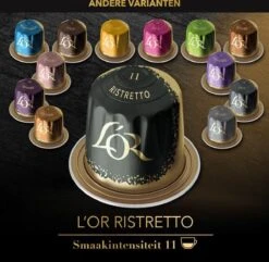 L'OR Espresso Ristretto Koffiecups - Intensiteit 11/12 - 10 X 20 Capsules -Voedsel Serie Winkel 1200x1173 2