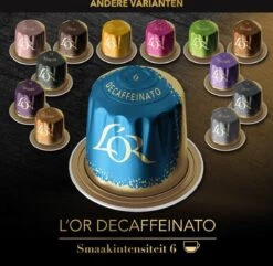 L'OR Espresso Decaffeinato Koffiecups - Intensiteit 6/12 - 10 X 10 Capsules 21 L'OR Espresso Decaffeinato Koffiecups - Intensiteit 6/12 - 10 X 10 Capsules -Voedsel Serie Winkel 1200x1173 3