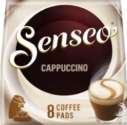 Senseo Cappuccino Koffiepads - 2/9 Intensiteit - 10 X 8 Pads -Voedsel Serie Winkel 1200x1181