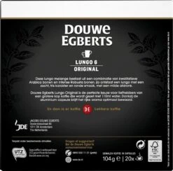 Douwe Egberts Lungo Original Koffiecups - Intensiteit 6/12 - 10 X 20 Capsules 11 Douwe Egberts Lungo Original Koffiecups - Intensiteit 6/12 - 10 X 20 Capsules -Voedsel Serie Winkel 1200x1184 1