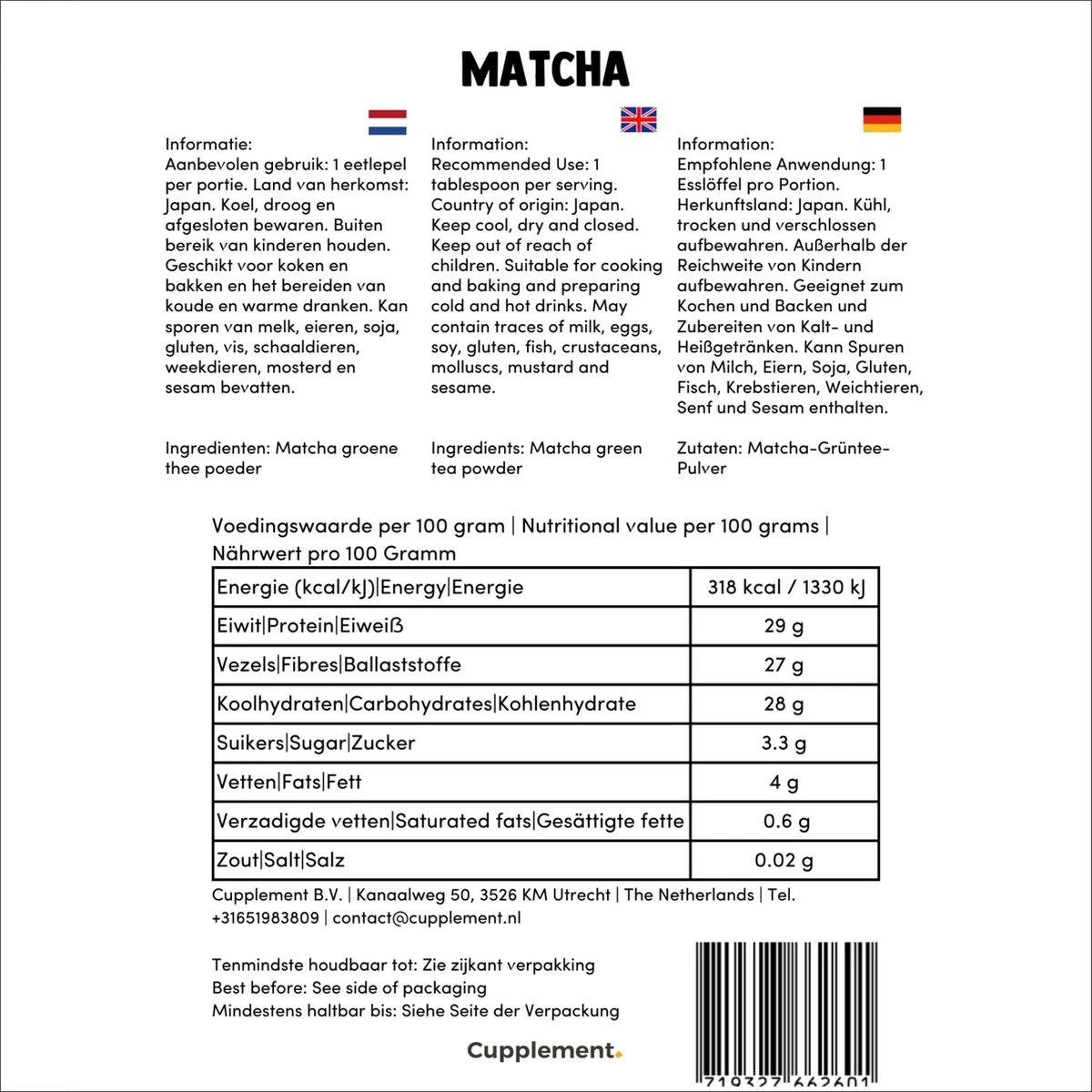 Cupplement | Thee Set 2 Delig | Yerba Mate 100 Gram & Matcha 90 Gram | Biologisch | Gratis Verzending, Opschuimer & Batterijen | Cadeau Pakket 10 Cupplement | Thee Set 2 Delig | Yerba Mate 100 Gram & Matcha 90 Gram | Biologisch | Gratis Verzending, Opschuimer & Batterijen | Cadeau Pakket - Afbeelding 10