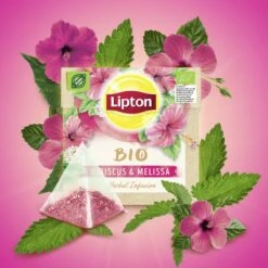 Lipton Hibiscus & Melissa Kruidenthee, Met De Zoete Smaak Van Hibiscus En De Frisse Smaak Van Melissa - 4 X 20 Zakjes - PL-EKO-03 -Voedsel Serie Winkel 1200x1200 278