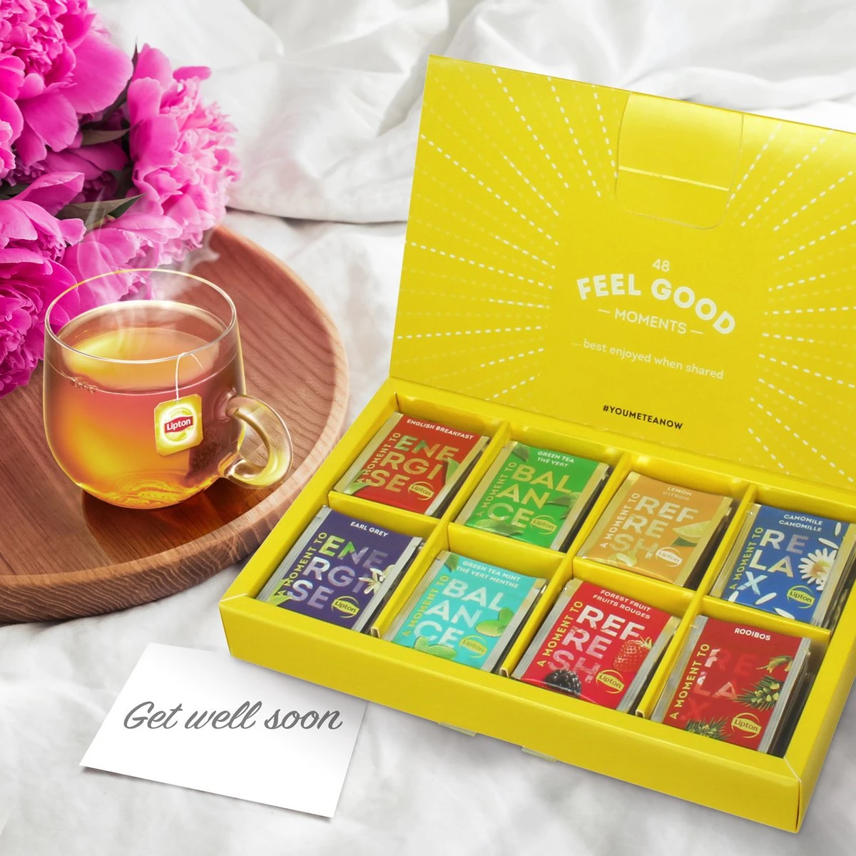 Lipton Thee Wellness Selection Geschenkdoos, Het Perfecte Cadeau Voor Hem En Haar- 48 Zakjes - 1 Theedoos 5 Lipton Thee Wellness Selection Geschenkdoos, Het Perfecte Cadeau Voor Hem En Haar- 48 Zakjes - 1 Theedoos - Afbeelding 5