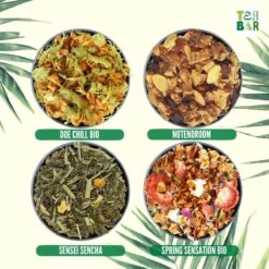 Houten Theekist Gevulde Theedoos Met 16 Blikjes Tea Bar Thee Theecadeau - Losse Thee G - 50 Koppen Per 100 Gram -Voedsel Serie Winkel 1200x1200 301