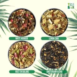 Houten Theekist Gevulde Theedoos Met 16 Blikjes Tea Bar Thee Theecadeau - Losse Thee G - 50 Koppen Per 100 Gram -Voedsel Serie Winkel 1200x1200 305