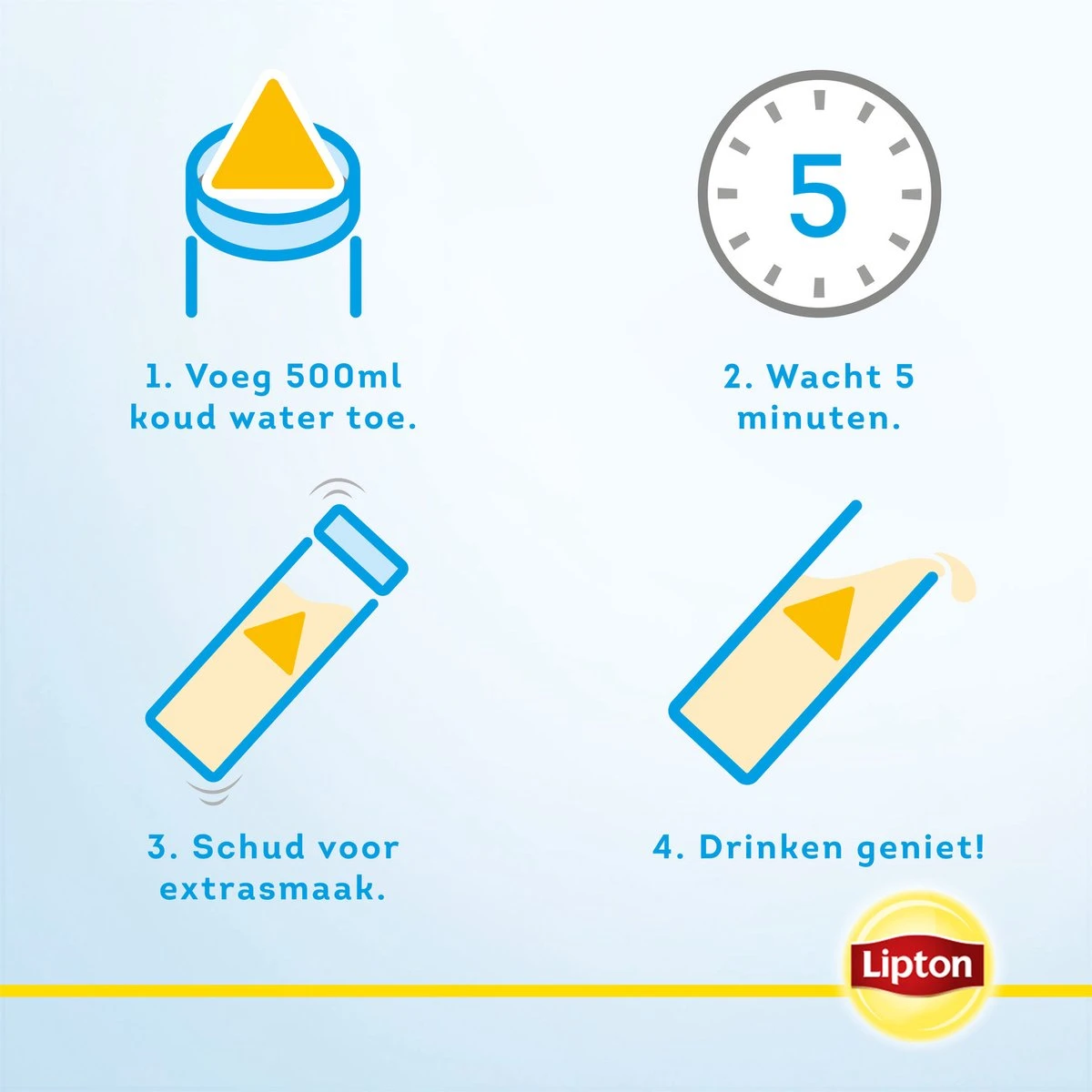 Lipton Cold Infuse Rooibos & Mango, Smaak Voor Koud Water Zonder Suiker En Calorieën - 6 X 10 Zakjes - NL-BIO-01 5 Lipton Cold Infuse Rooibos & Mango, Smaak Voor Koud Water Zonder Suiker En Calorieën - 6 X 10 Zakjes - NL-BIO-01 - Afbeelding 5
