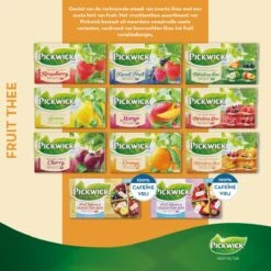 Pickwick Aardbei Fruit Thee - 12 X 20 Zakjes -Voedsel Serie Winkel 1200x1200 384
