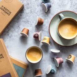 De Koffiejongens - Proefpakket - Nespresso Cups - 100% Biologisch Afbreekbaar - 6x10 Cups - Nespresso Compatible -Voedsel Serie Winkel 1200x1200 41