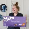 "Beterschap!" - Mega Milka 900 Gram - Chocoladereep Cadeau - Chocolade
