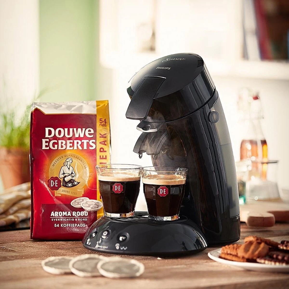 Douwe Egberts Aroma Rood Koffiepads - 4 X 54 Pads 4 Douwe Egberts Aroma Rood Koffiepads - 4 X 54 Pads - Afbeelding 4