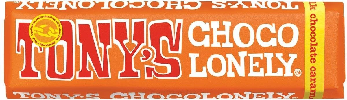 Tony's Chocolonely Chocoladereep Melk Karamel Zeezout - 47 Gram 1 Tony's Chocolonely Chocoladereep Melk Karamel Zeezout - 47 Gram