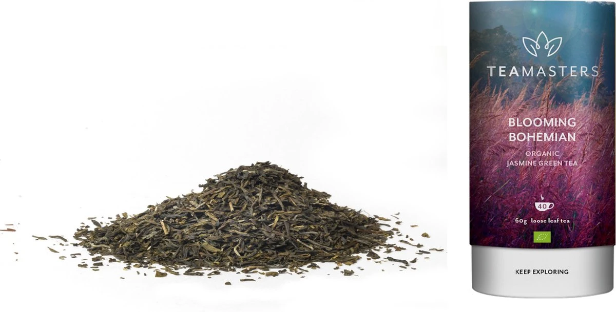 Teamasters Pure & Blends Mixbox - 6 X 60 Gram - Biologische Losse Thee - Rooibos Thee - Munt Thee - Citroen Thee - Groene Thee - Jasmijn Thee - Zwarte Thee - Oolong Thee - IJsthee - Zomer 5 Teamasters Pure & Blends Mixbox - 6 X 60 Gram - Biologische Losse Thee - Rooibos Thee - Munt Thee - Citroen Thee - Groene Thee - Jasmijn Thee - Zwarte Thee - Oolong Thee - IJsthee - Zomer - Afbeelding 5