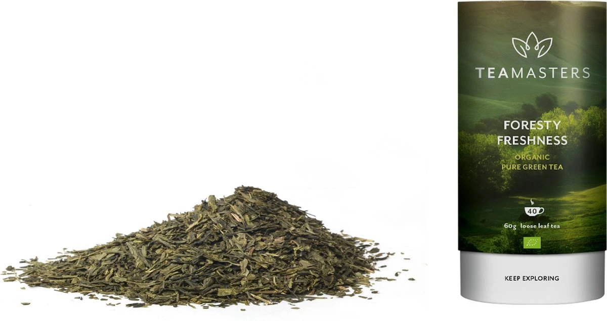 Teamasters Pure & Blends Mixbox - 6 X 60 Gram - Biologische Losse Thee - Rooibos Thee - Munt Thee - Citroen Thee - Groene Thee - Jasmijn Thee - Zwarte Thee - Oolong Thee - IJsthee - Zomer 4 Teamasters Pure & Blends Mixbox - 6 X 60 Gram - Biologische Losse Thee - Rooibos Thee - Munt Thee - Citroen Thee - Groene Thee - Jasmijn Thee - Zwarte Thee - Oolong Thee - IJsthee - Zomer - Afbeelding 4