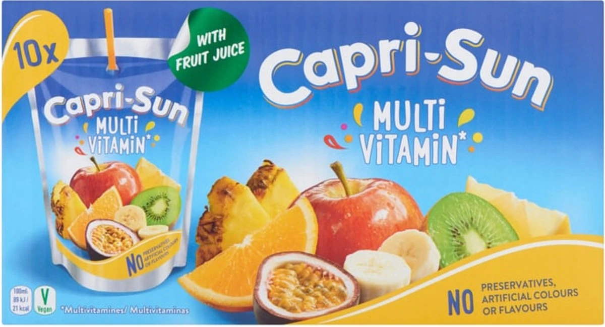 Capri Sun Multi Vitamin 4x 10x200 Ml 3 Capri Sun Multi Vitamin 4x 10x200 Ml - Afbeelding 3