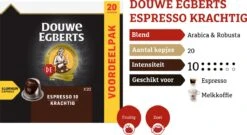 Douwe Egberts Espresso Krachtig Koffiecups - Intensiteit 10/12 - 10 X 20 Capsules 12 Douwe Egberts Espresso Krachtig Koffiecups - Intensiteit 10/12 - 10 X 20 Capsules -Voedsel Serie Winkel 1200x654