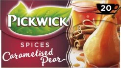 Pickwick Spices Caramelised Pear Zwarte Thee - 12 X 20 Zakjes 10 Pickwick Spices Caramelised Pear Zwarte Thee - 12 X 20 Zakjes -Voedsel Serie Winkel 1200x673