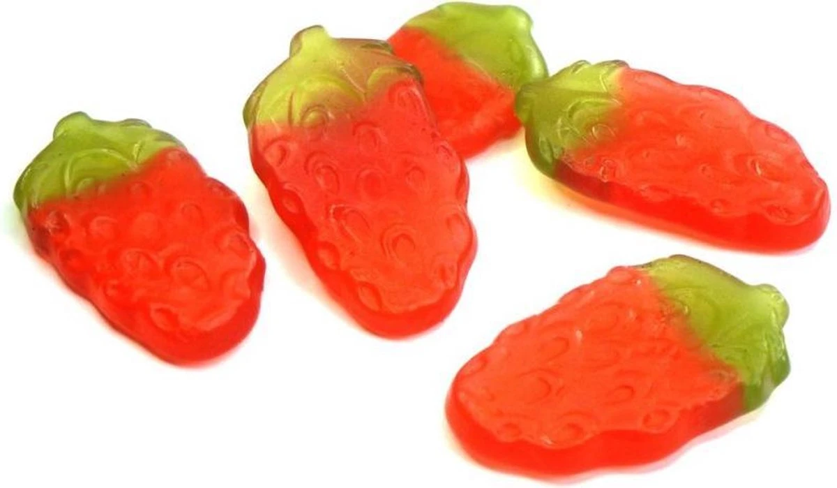 Haribo Aardbeien Snoep - 150 Stuks - 1350g 2 Haribo Aardbeien Snoep - 150 Stuks - 1350g - Afbeelding 2