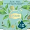 Lipton Thee Limited Edition Theedoos, Leuk Om Te Geven Als Cadeau - 40 Zakjes En Tinnen Blik - Cadeauverpakking