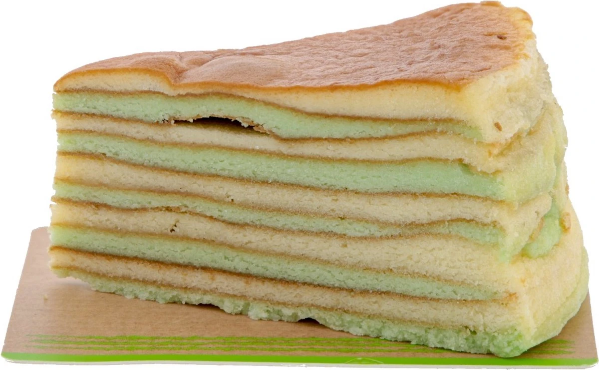 Spekkoek Pandan Indonesisch Rond 570 Gram Groot! Super Vers 2 Spekkoek Pandan Indonesisch Rond 570 Gram Groot! Super Vers - Afbeelding 2