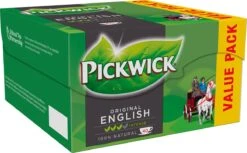 Pickwick English Zwarte Thee - 6 X 40 Zakjes - Extra Grote Verpakking -Voedsel Serie Winkel 1200x743 1