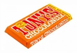 Tony's Chocolonely Chocolade Reep Melk Karamel Zeezout - Melkchocolade Reep - 180 Gram -Voedsel Serie Winkel 1200x821 2
